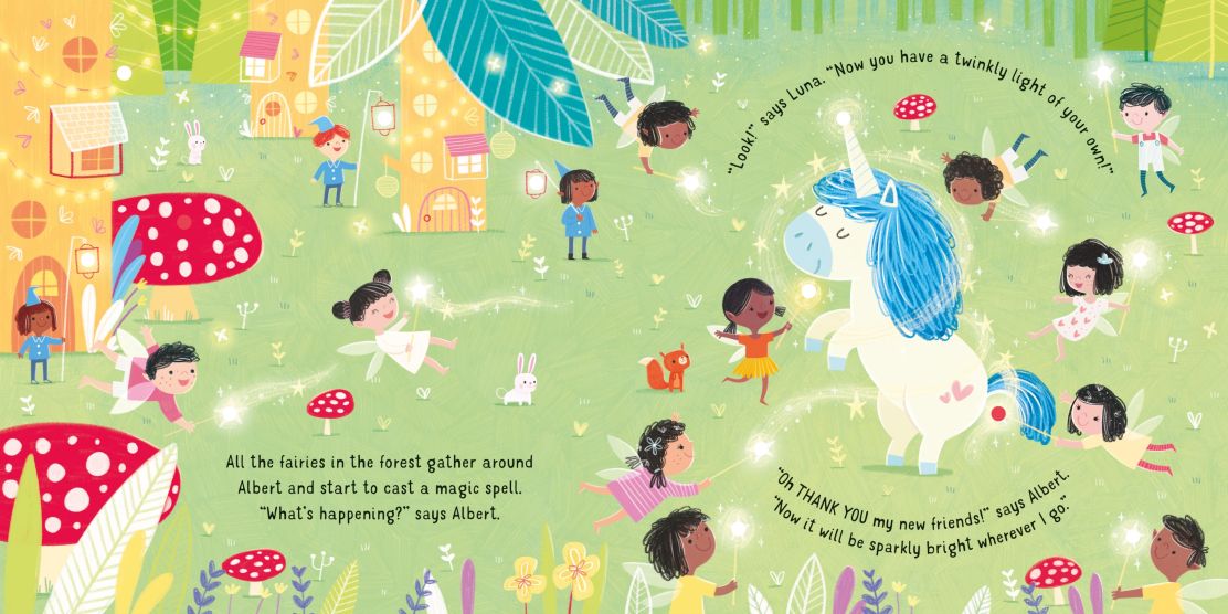 Carte pentru copii, Usborne, The Twinkly Twinkly Fairies, 6+ luni