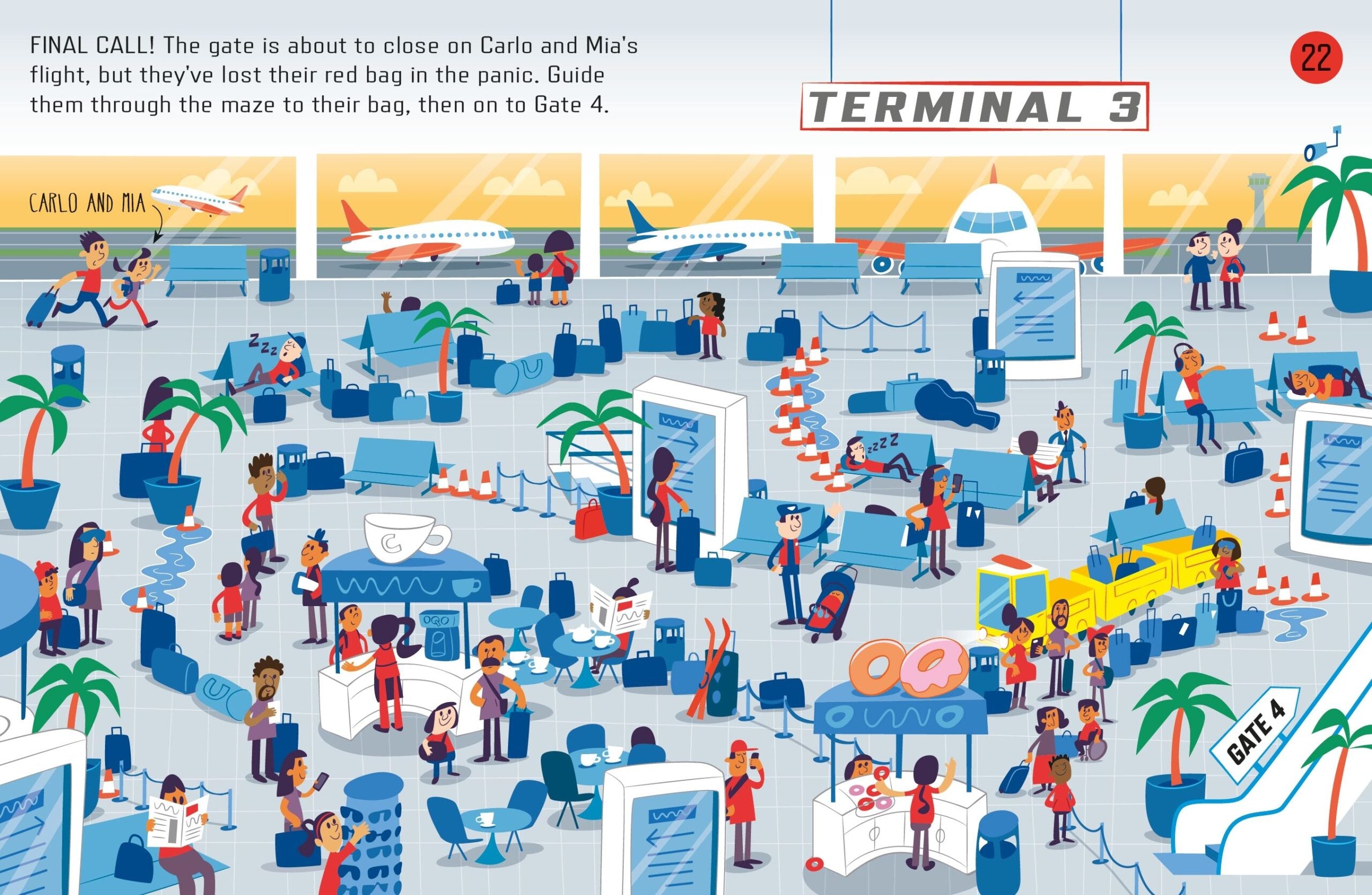Carte pentru copii, Usborne, Things To Do on a Plane Journey, 6+ ani