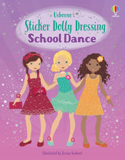 Carte pentru copii, Usborne, Sticker Dolly Dressing School Dance, 5+ ani