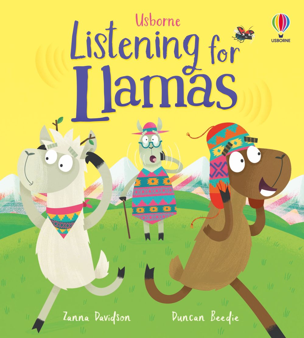 Carte pentru copii, Usborne, Listening for Llamas, 2+ ani