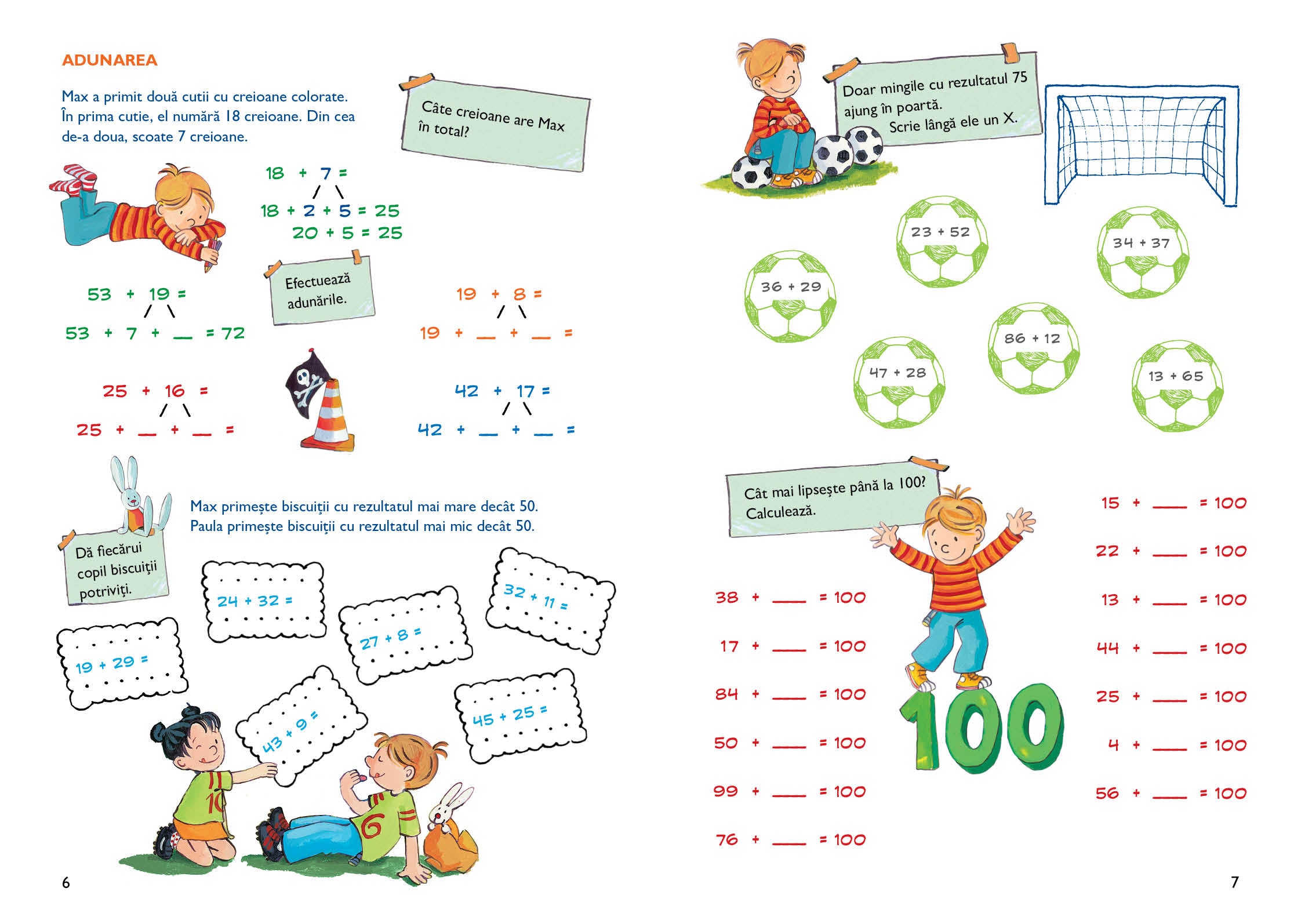 Carte pentru copii, Invata cu Max, Calculam de la 0 la 100, 3+ ani