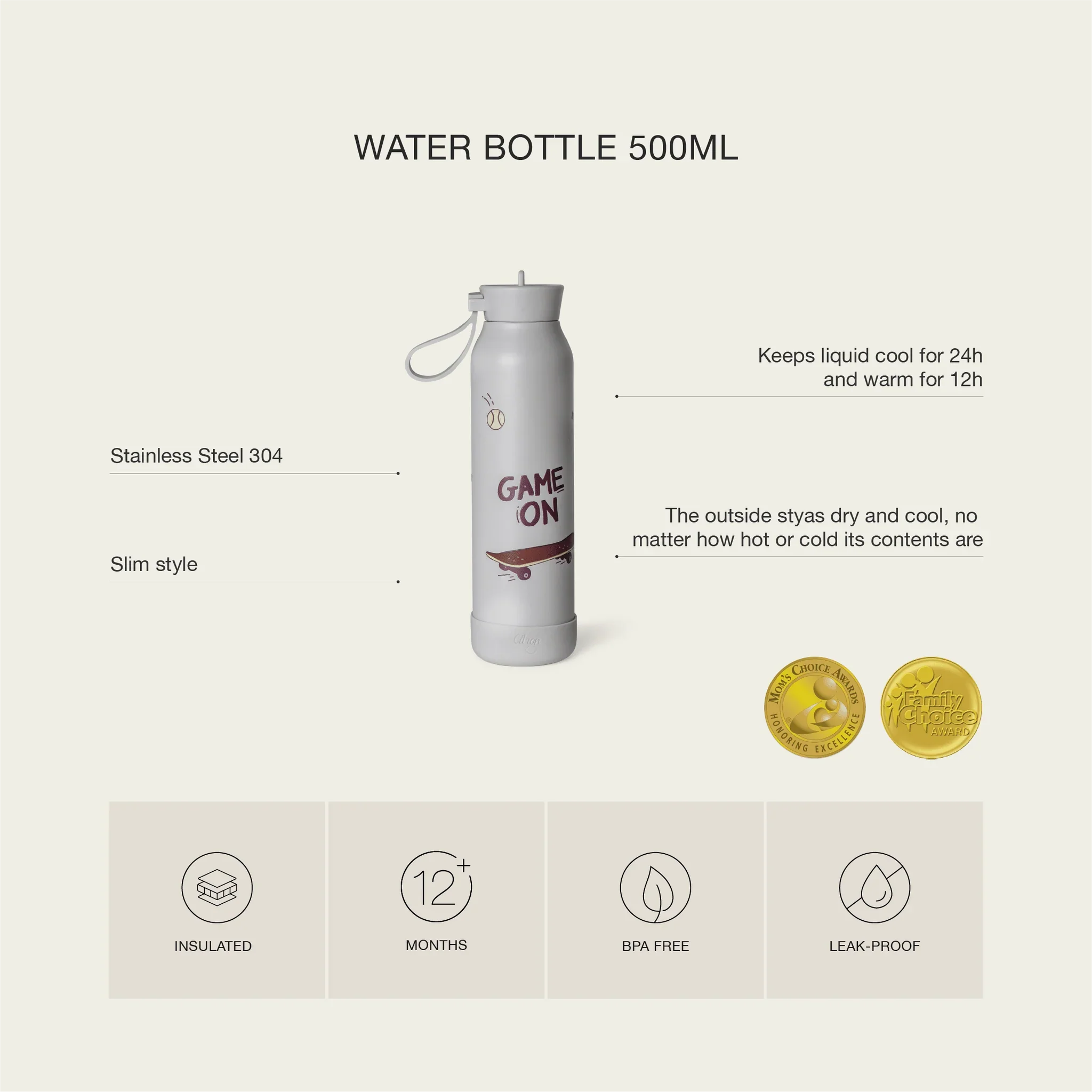 Sticlă termos 500 ml Vehicule