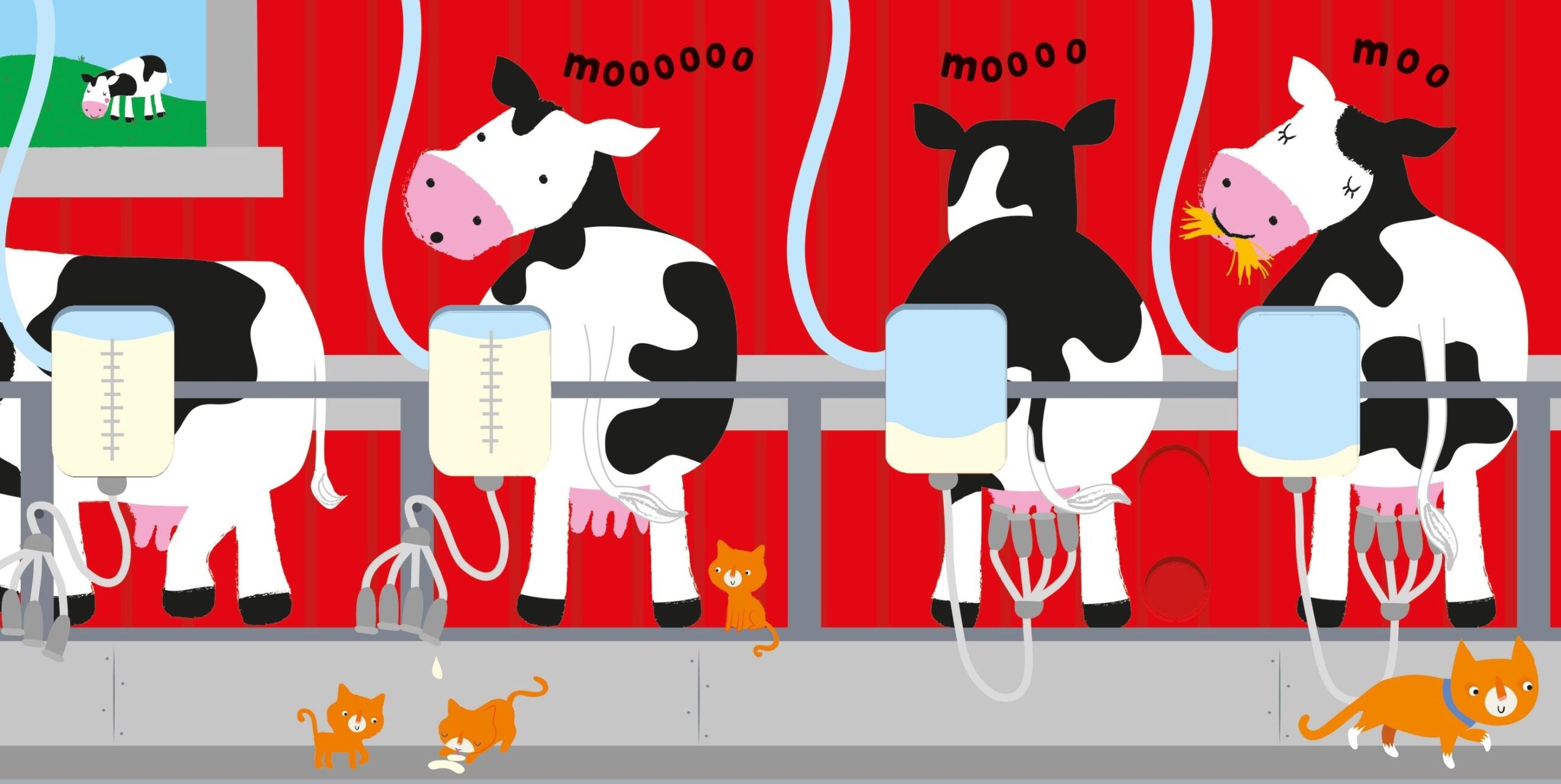 Carte pentru copii, Usborne, Slide and See Farm, 6+ luni