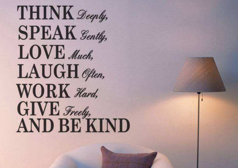 Autocolant pentru perete - Think Deeply