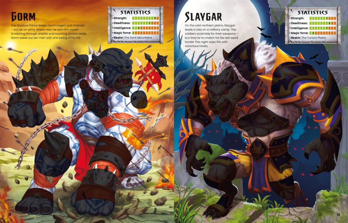 Carte cu stickere, Build your Own - Monsters and Mythical Beasts + 5 ani