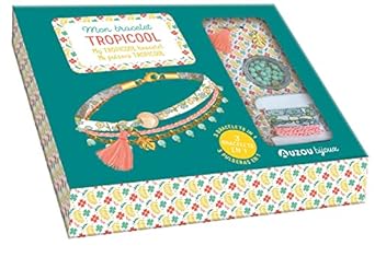 Set creativ de confectionat bijuterii, Auzou, My tropicool bracelet, 7 ani+