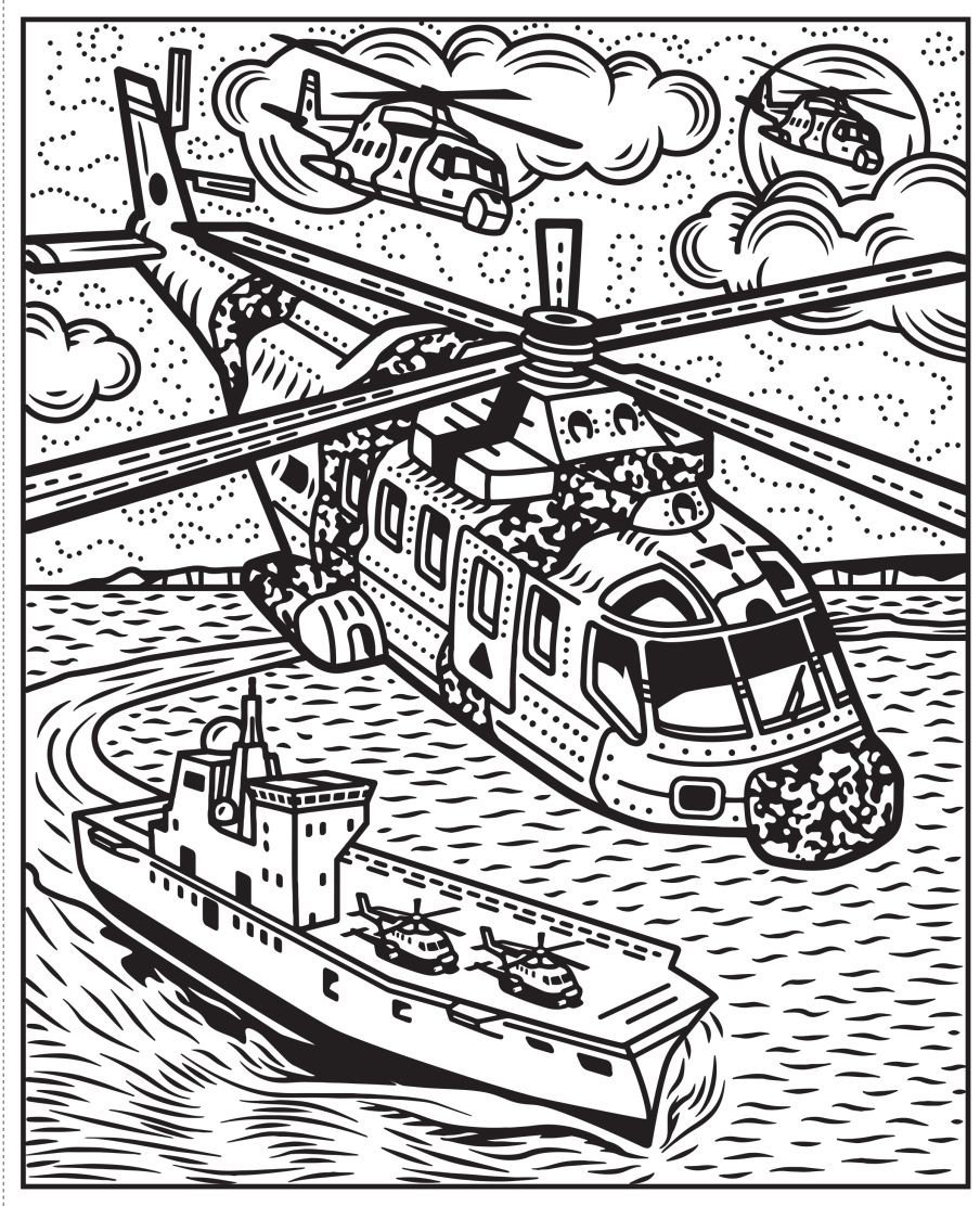 Carte pentru copii, Usborne, Planes and Helicopters Magic Painting Book, 5+ ani