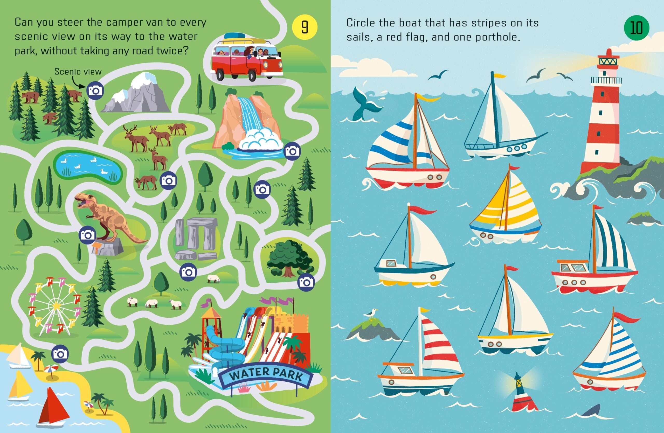 Carte pentru copii, Usborne, Things To Do on a Journey, 6+ ani