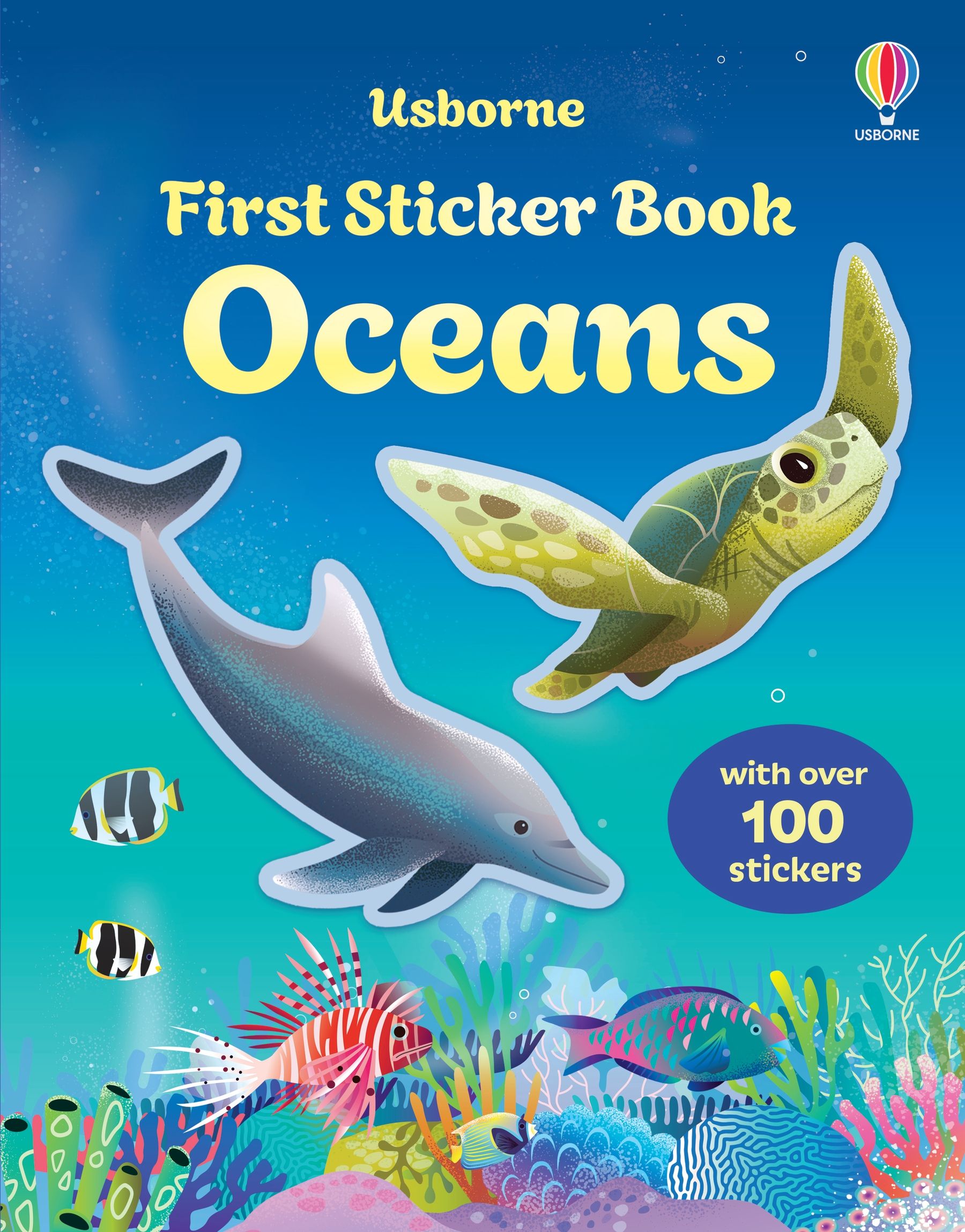 Primul meu album cu autocolante: Oceanele, Usborne, 3 ani