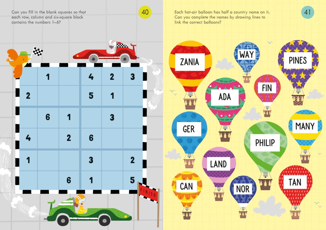 Carte pentru copii, Usborne, Lots of Travel Puzzles and Games, 5+ ani