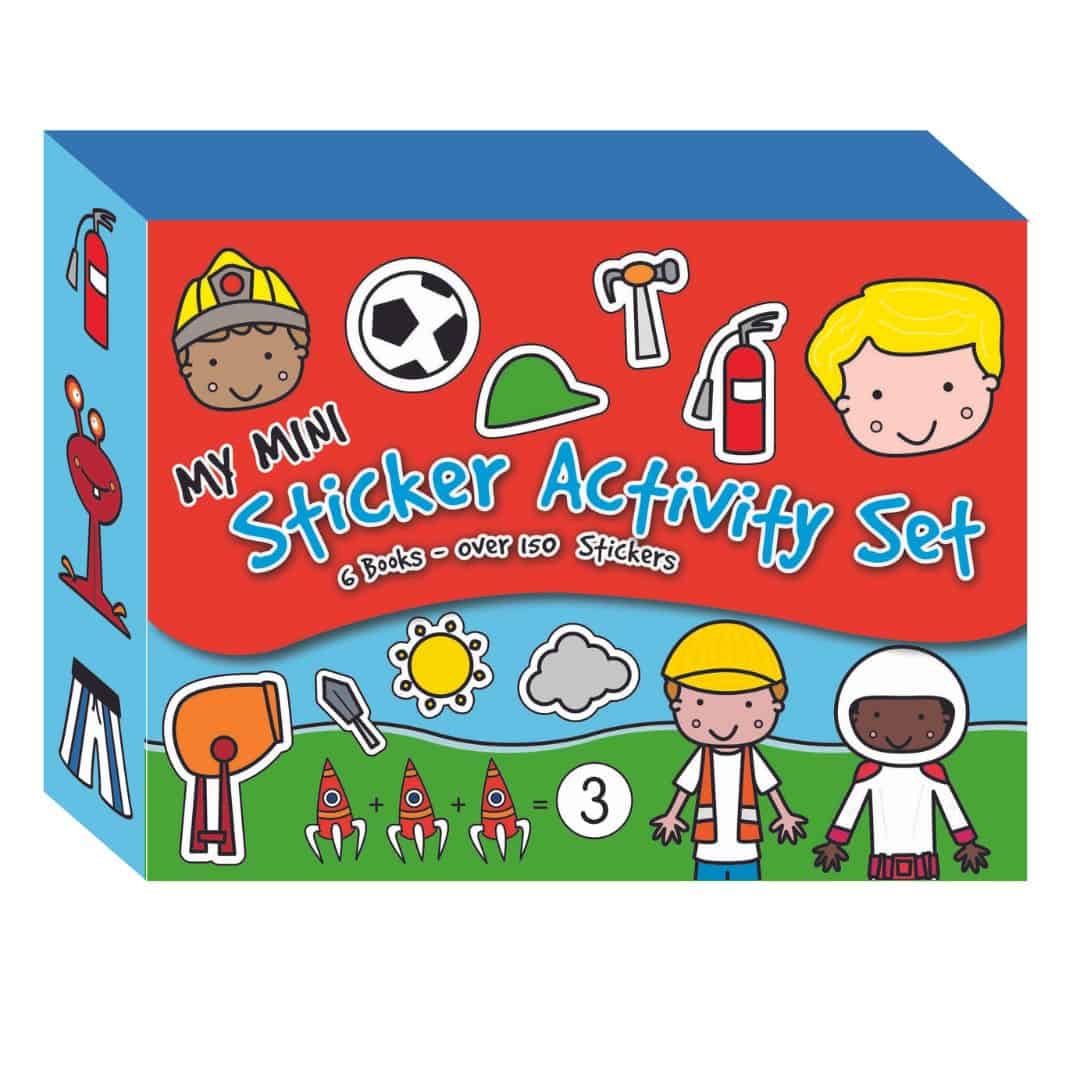 Mini Sticker Activity Set - Red