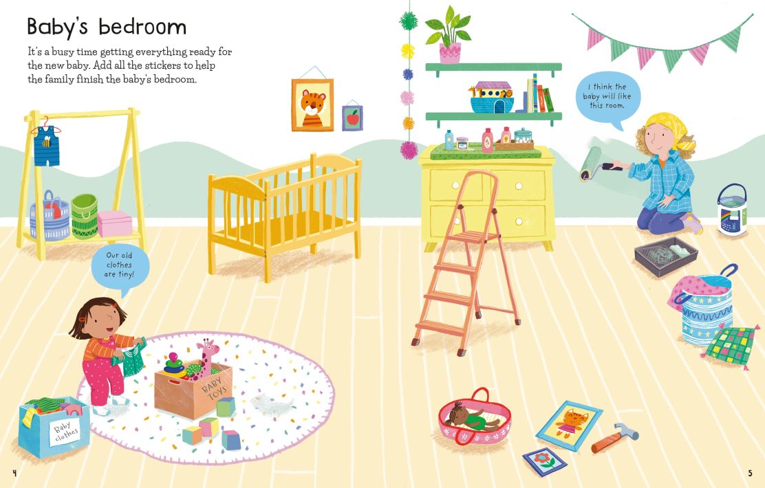 Carte pentru copii, Usborne, First Sticker Book First Experiences, 3+ ani