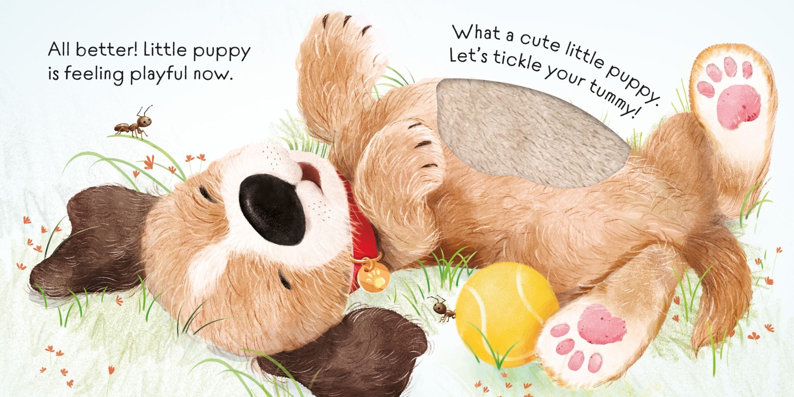 Carte pentru copii, Usborne, There There Little Puppy, 6+ luni
