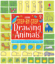 Carte pentru copii, Usborne, Step-by-Step Drawing Animals, 4+ ani