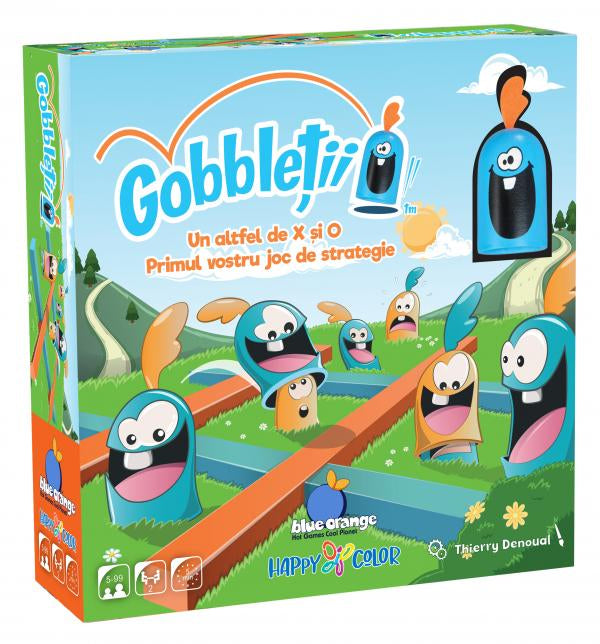 Joc de strategie, GOBBLET GOBBLERS LEMN, Blue Orange, 4-5 ani +