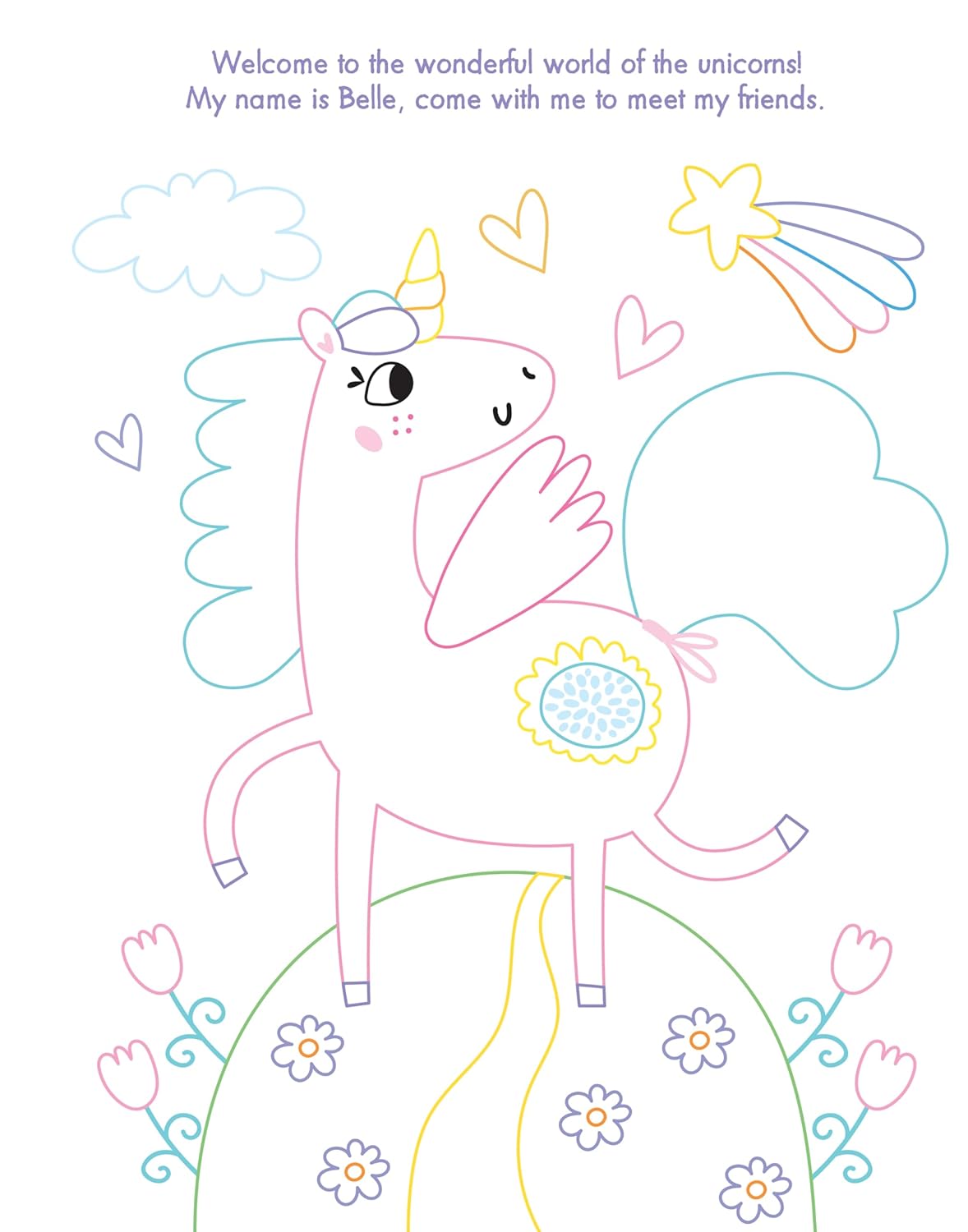 Carte pentru copii, NPP, My Gem Art Colouring Book: Unicorns, 3+ ani