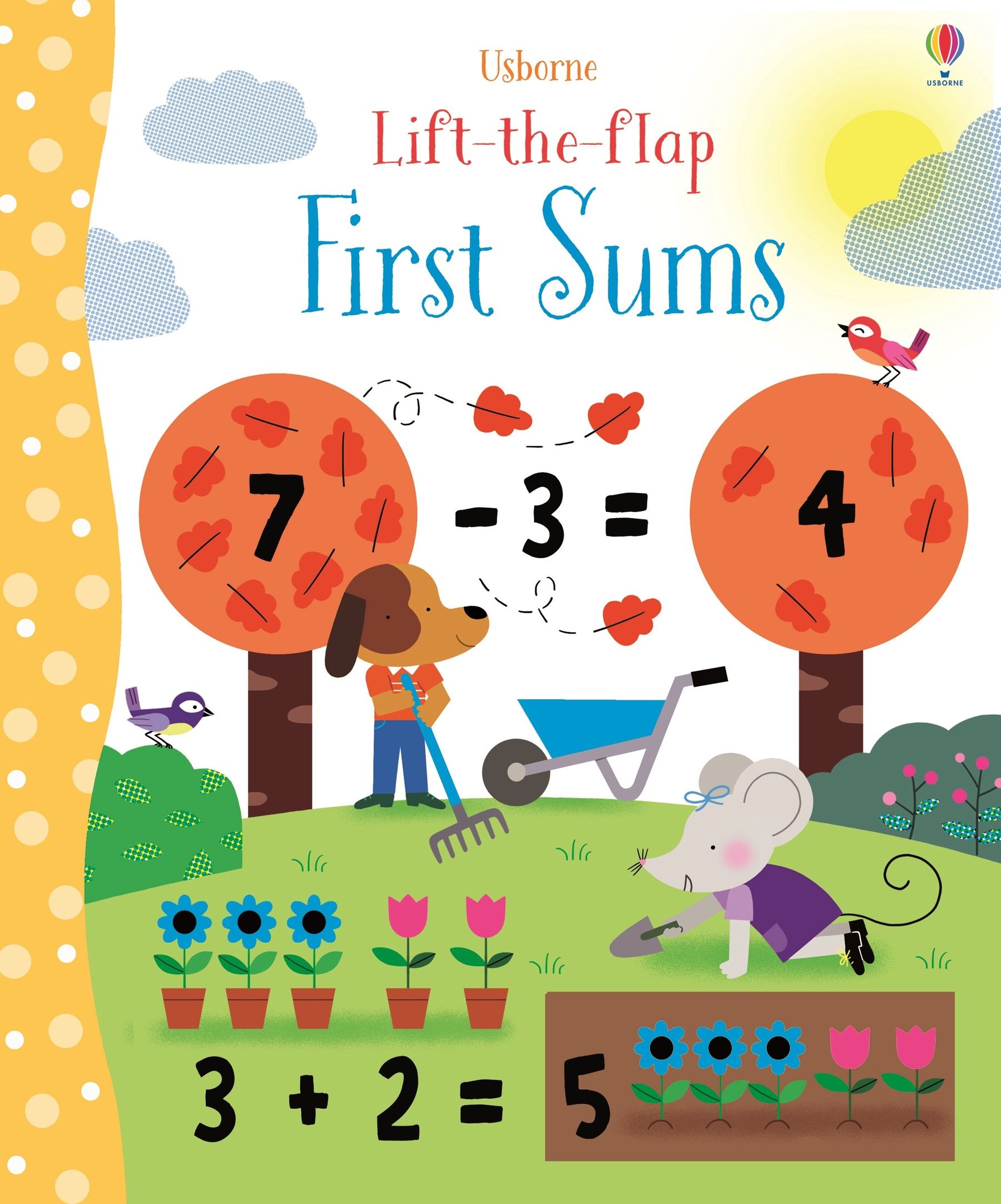 Carte pentru copii, Usborne, Lift-the-Flap First Sums, 3+ ani