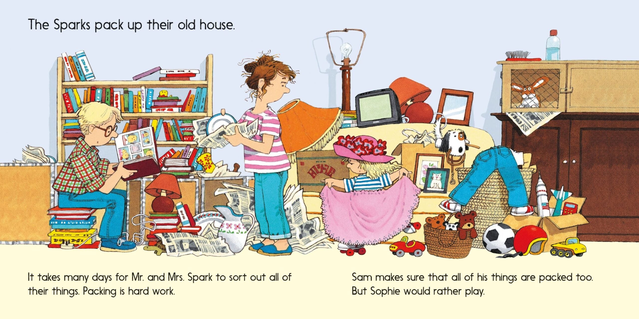 Carte pentru copii, Usborne, First Experiences Moving House, 2+ ani