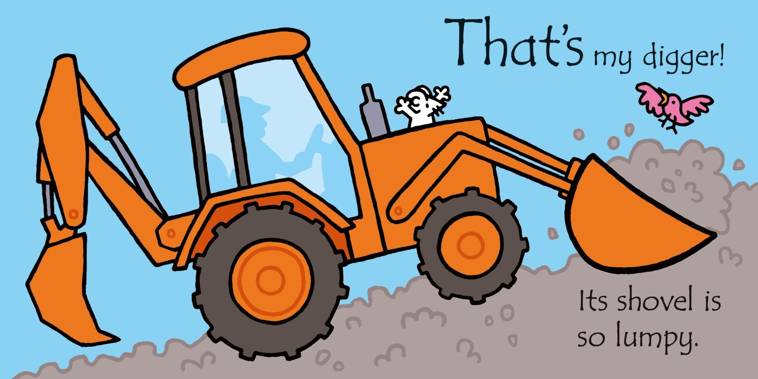 Carte pentru copii, Usborne, That's not my digger..., 3+ luni