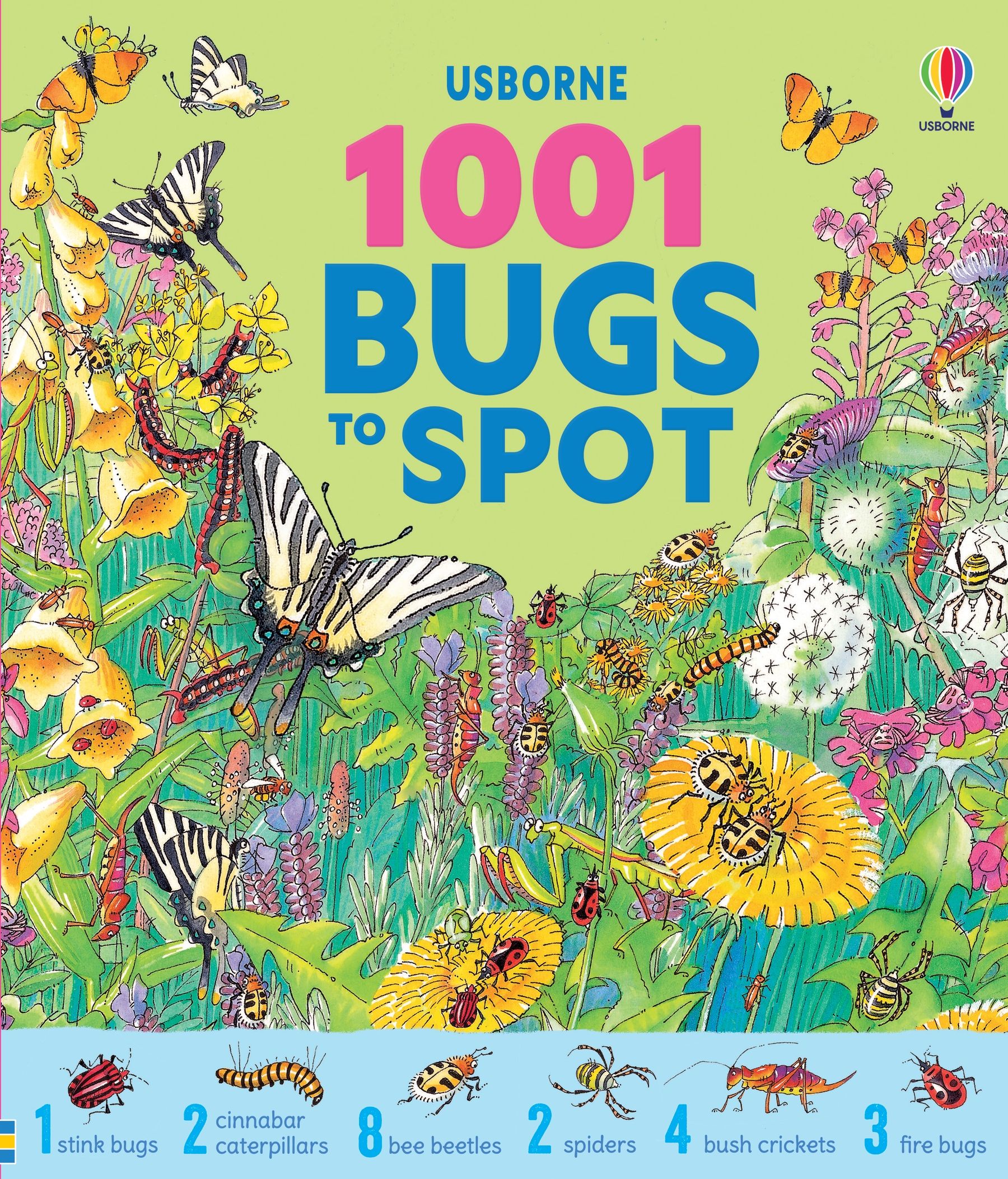 Carte pentru copii, Usborne, 1001 Bugs to Spot, 5+ ani