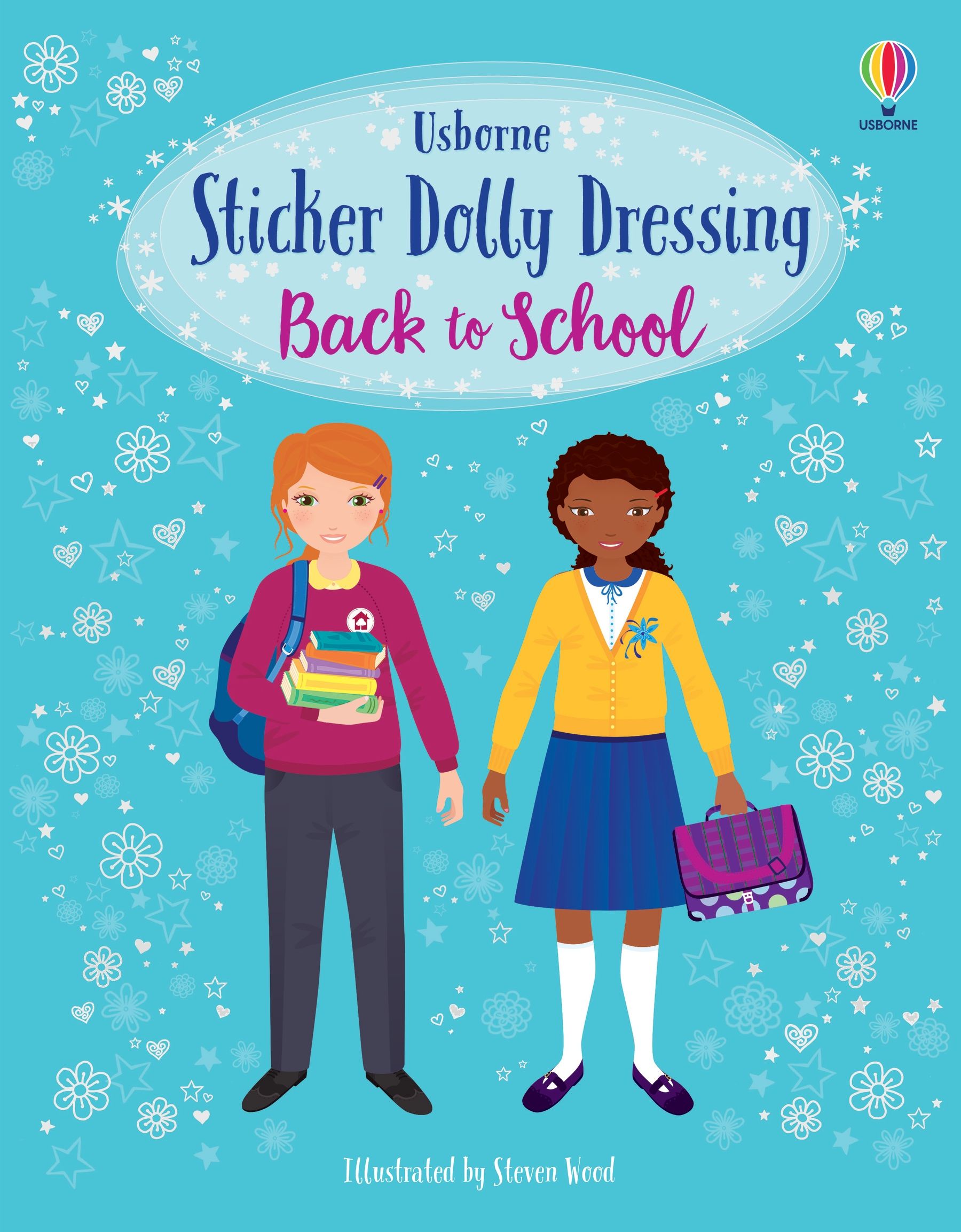 Carte pentru copii, Usborne, Sticker Dolly Dressing Back to School, 5+ ani