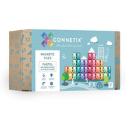 Set de constructie magnetic, Connetix, Pastel Rectangle Pack 24 pc