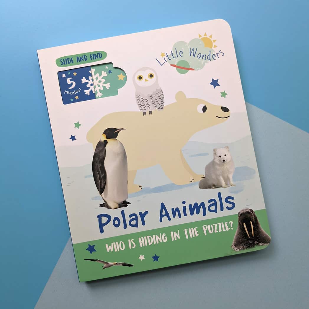 Carte pentru copii - Little wonders puzzle slider books - polar animals