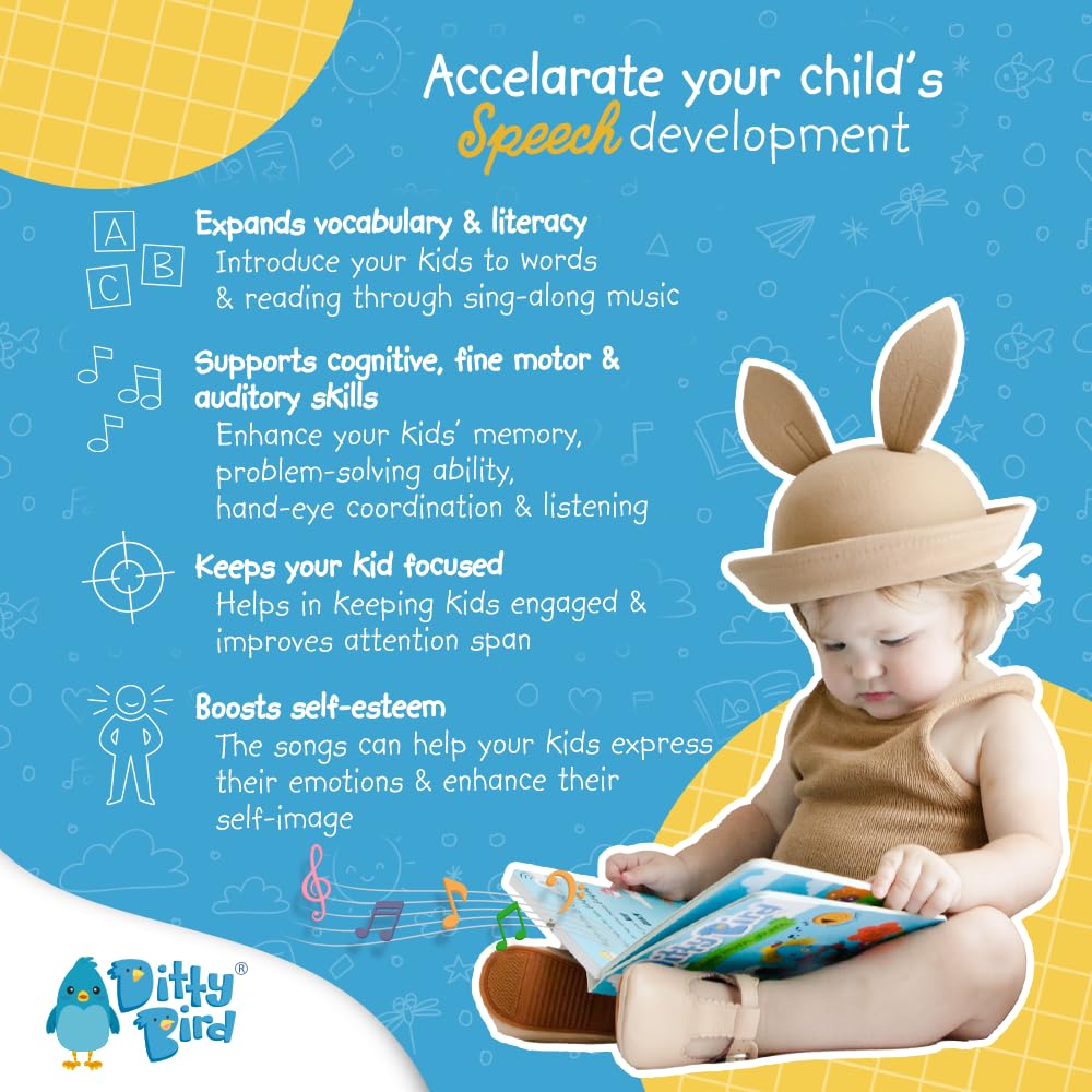 Carte pentru copii, Ditty Bird, ABC Fun Alphabet, 1+ ani