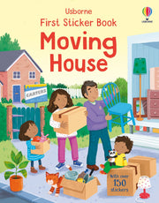 Carte pentru copii, Usborne, First Sticker Book Moving House, 3+ ani