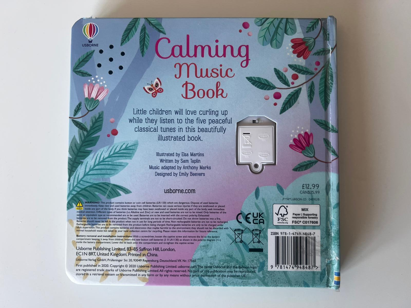 Resigilat - Calming Music Book – Carte cu sunete calmante