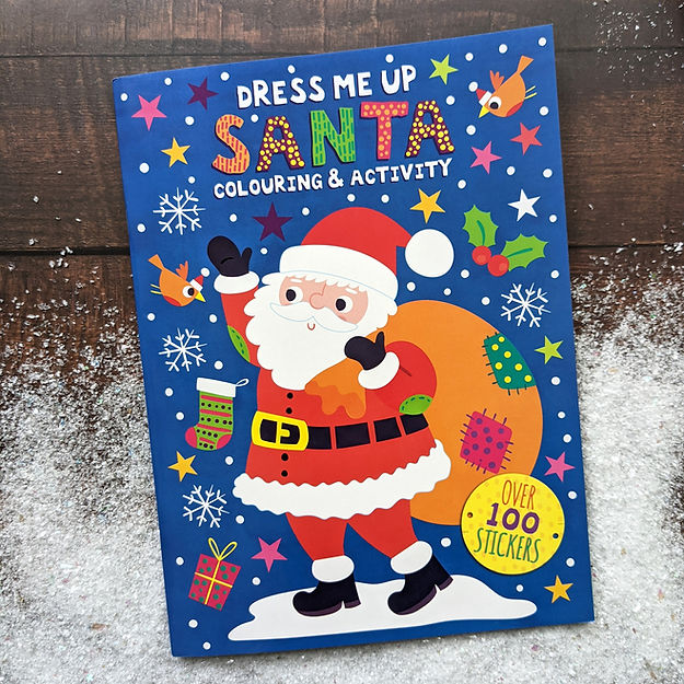 Carte pentru copii cu clapete, North Parade, XMAS DRESS ME UP - SANTA, 3+ ani