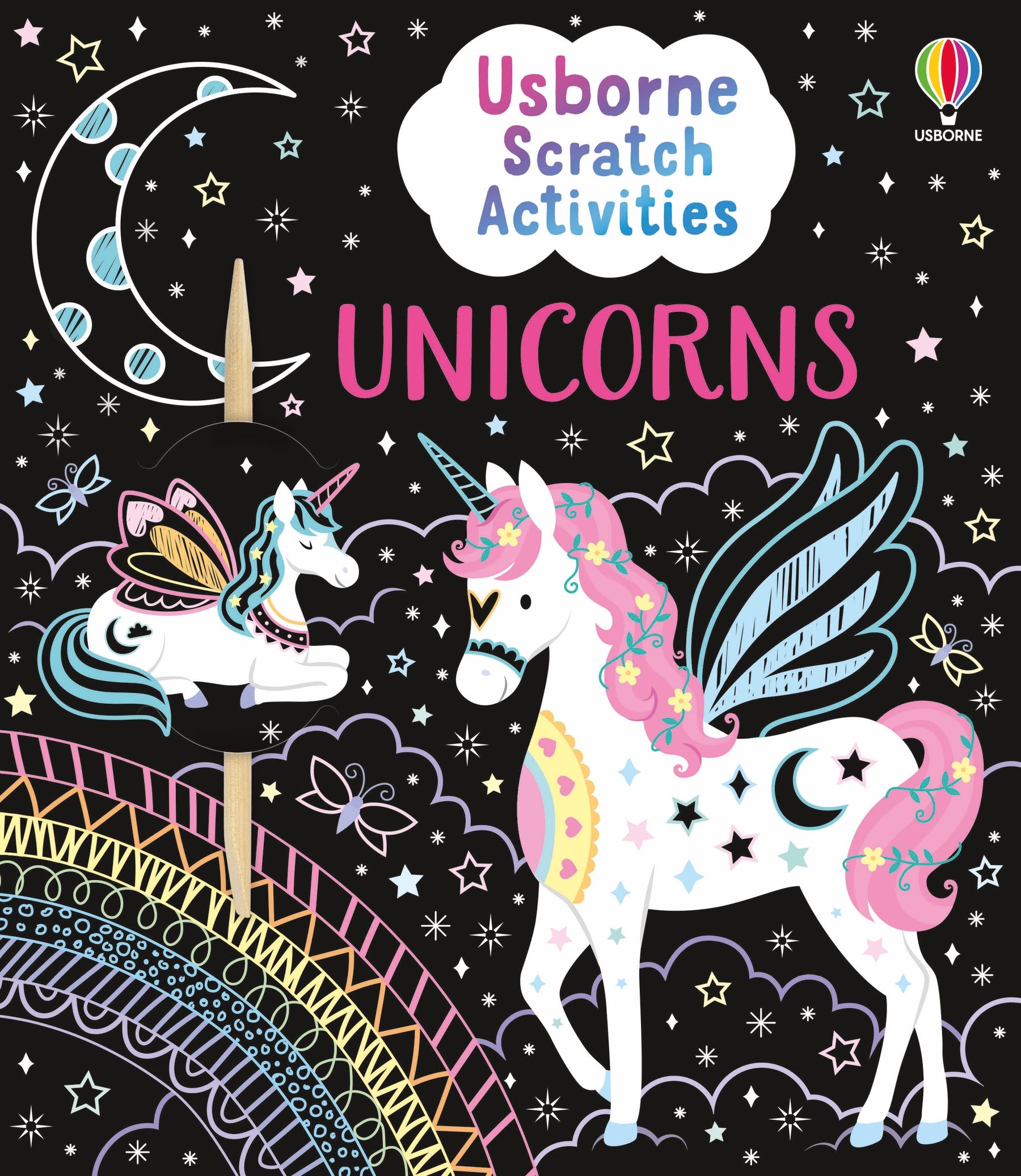 Carte pentru copii, Usborne, Usborne Scratch Activities Unicorns, 6+ ani