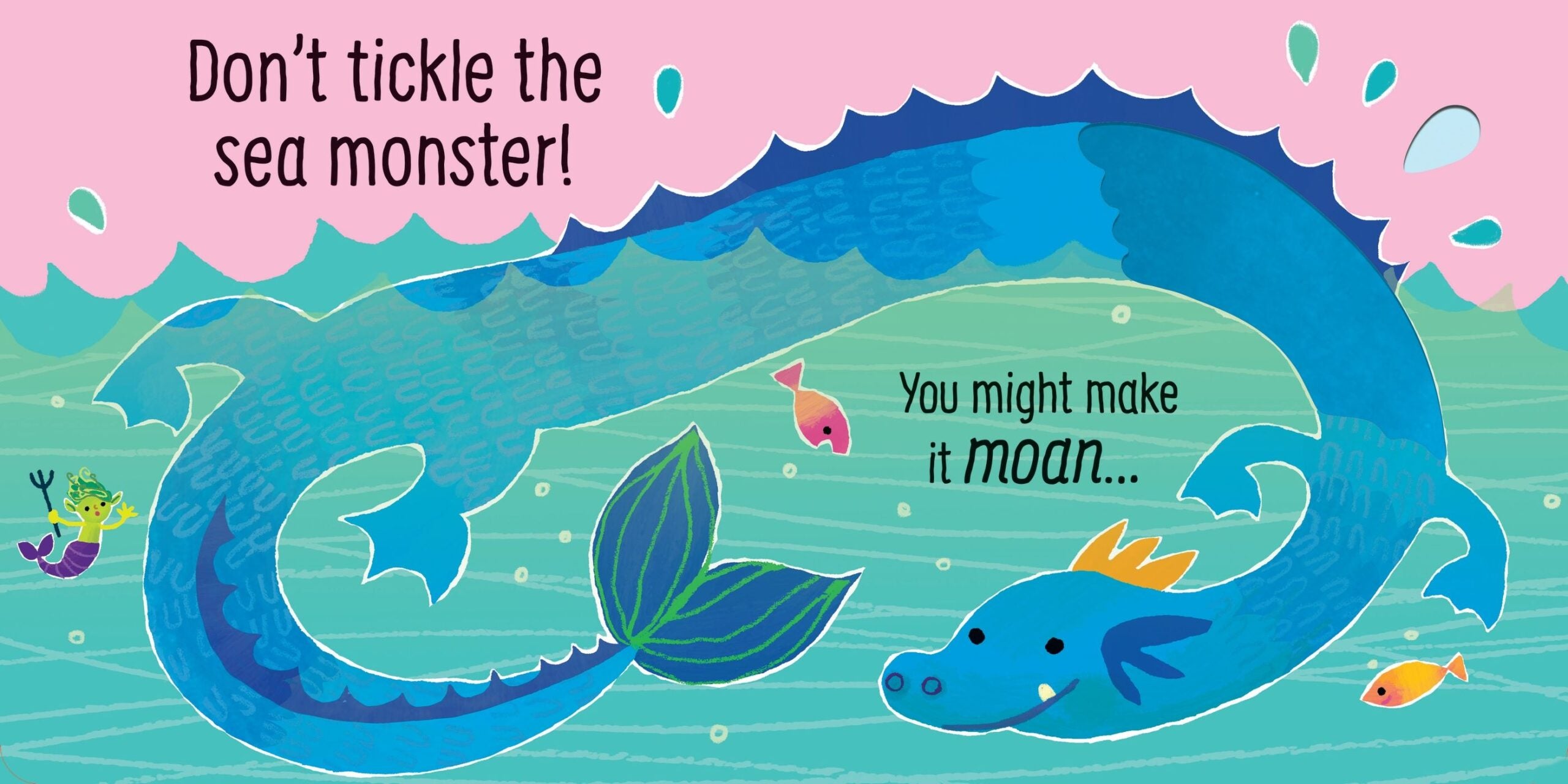 Carte pentru copii, Usborne, Don't Tickle the Dragon!, 6+ luni
