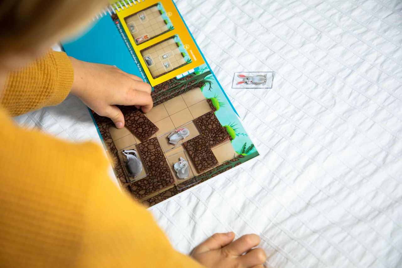 Down the rabbit hole, joc magnetic, SMART GAMES, + 5 ani