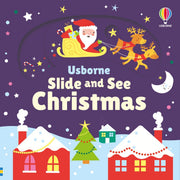 Carte pentru copii, Usborne, Slide and See Christmas, 0+ ani