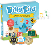 Carte pentru copii, Ditty Bird, Learning Songs, 6+ luni