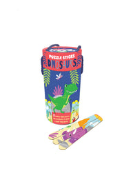 Puzzle cu Dinozauri - Puzzle Sticks in Tube - +4 ani