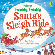 Carte pentru copii, Usborne, Twinkly Twinkly Santa's Sleigh Ride, 6+ luni