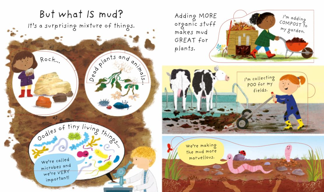 Carte pentru copii, Usborne, Very First Questions and Answers: What is mud?, 3+ ani