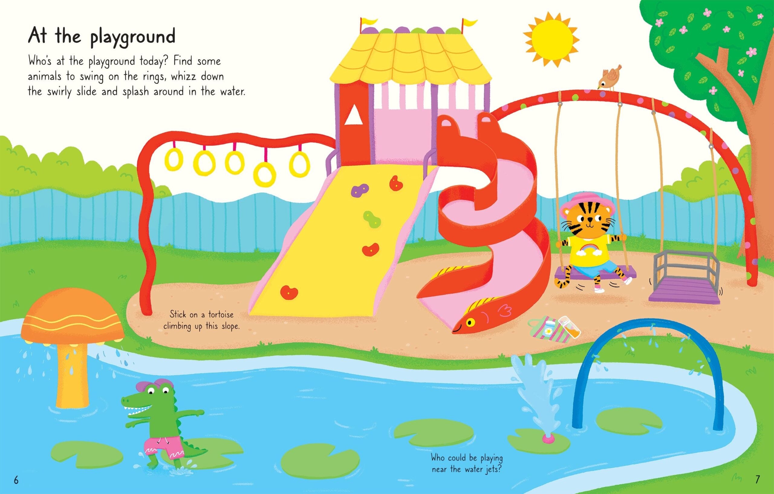 Carte pentru copii, Usborne, First Sticker Book Summer, 3+ ani