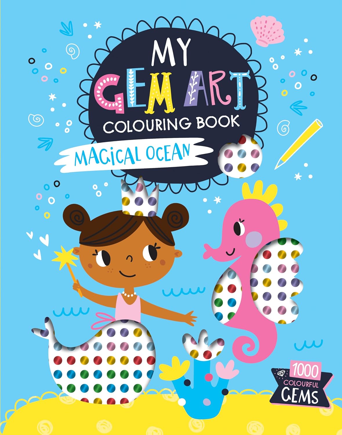 Carte pentru copii, NPP, My Gem Art Colouring Book: Magical Ocean, 3+ ani