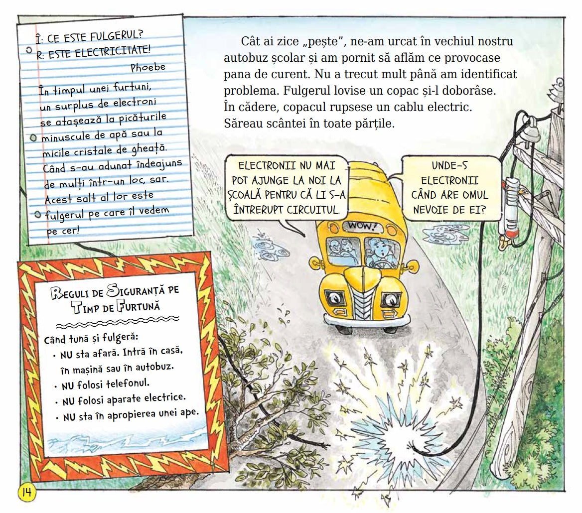 Autobuzul magic. C?l?toria prin c�mpul electric