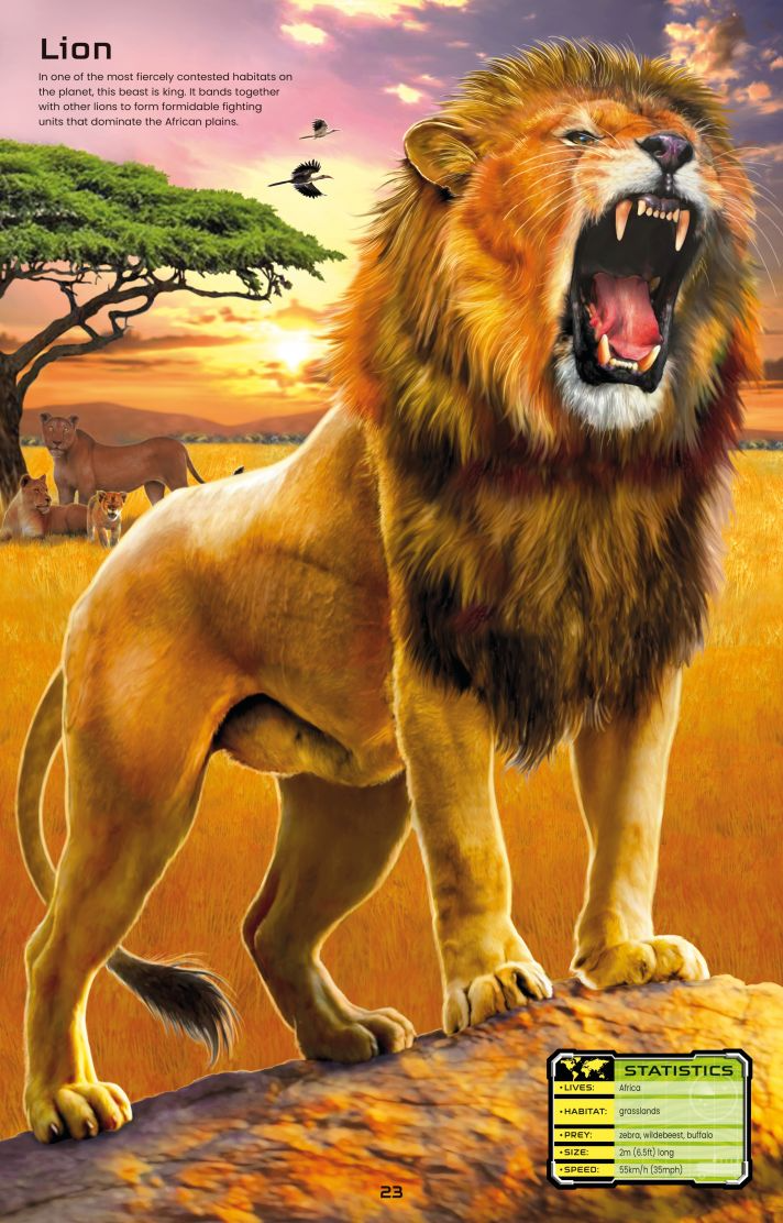 Carte pentru copii, Usborne, Build Your Own Deadly Animals, 5+ ani
