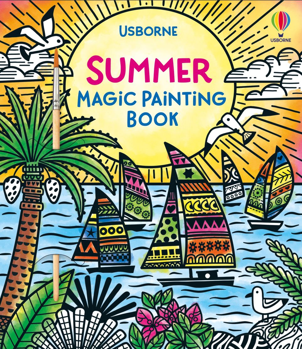 Carte pentru copii, Usborne, Summer Magic Painting Book, 5+ ani