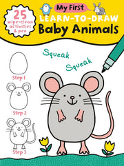 Carte pentru copii, NPP, Children's Learn-To-Draw Activity Book - Baby Animals, 4+ ani