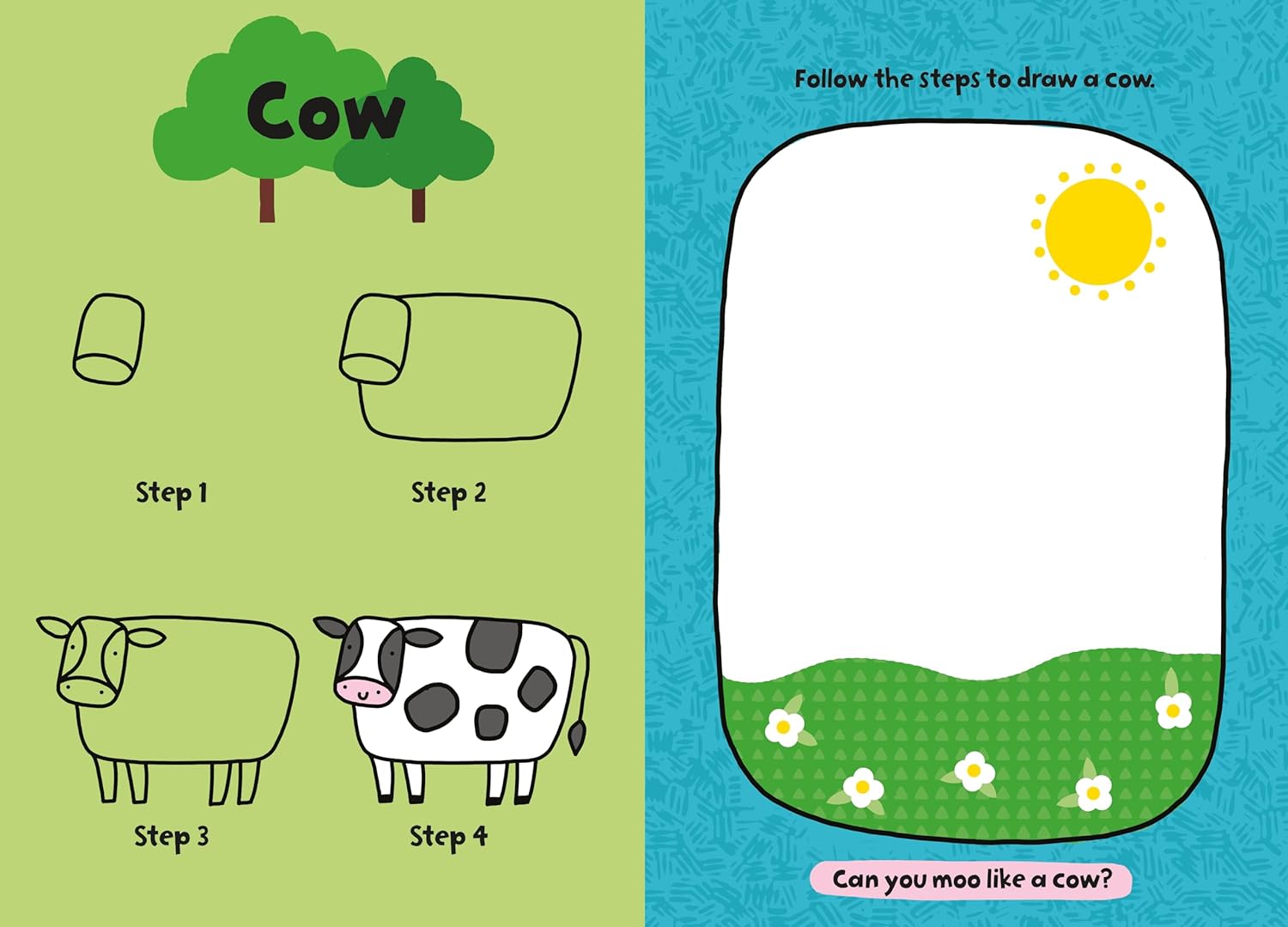 Carte pentru copii, NPP, Children's Learn-To-Draw Activity Book - Farm Animals, 4+ ani