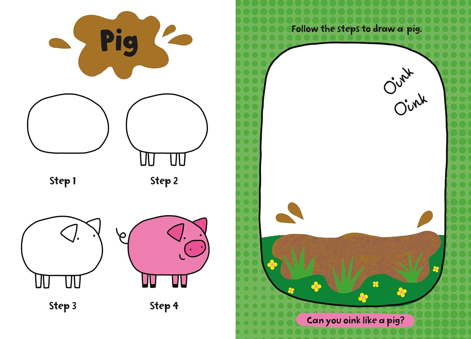 Carte pentru copii, NPP, Children's Learn-To-Draw Activity Book - Farm Animals, 4+ ani