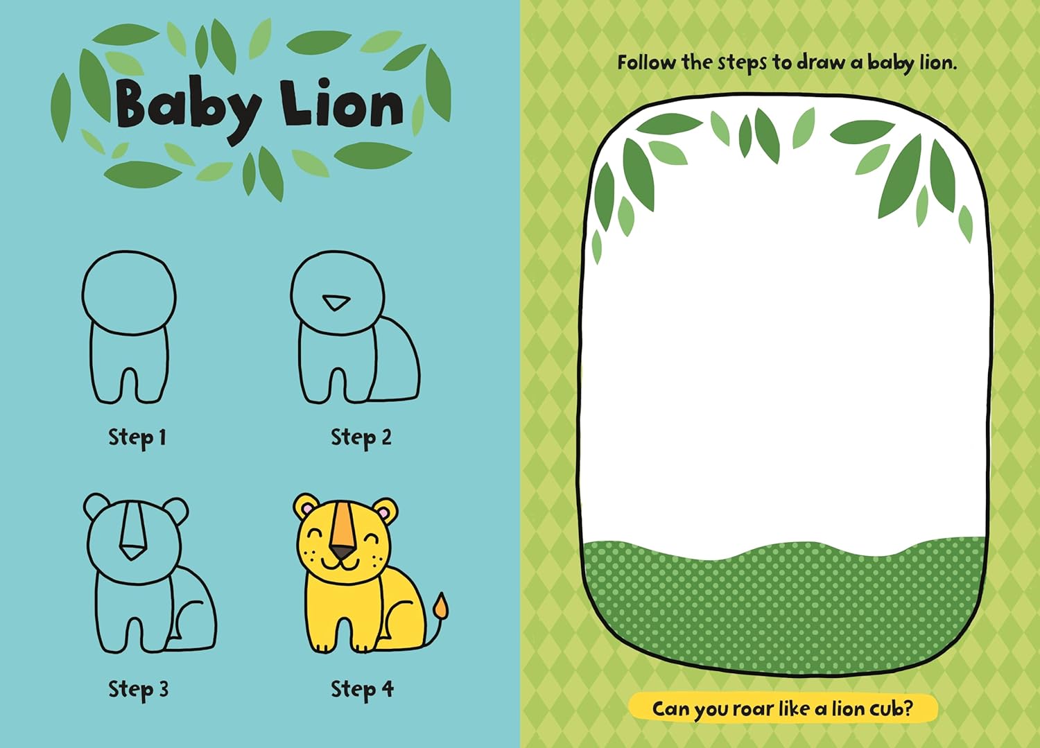 Carte pentru copii, NPP, Children's Learn-To-Draw Activity Book - Baby Animals, 4+ ani