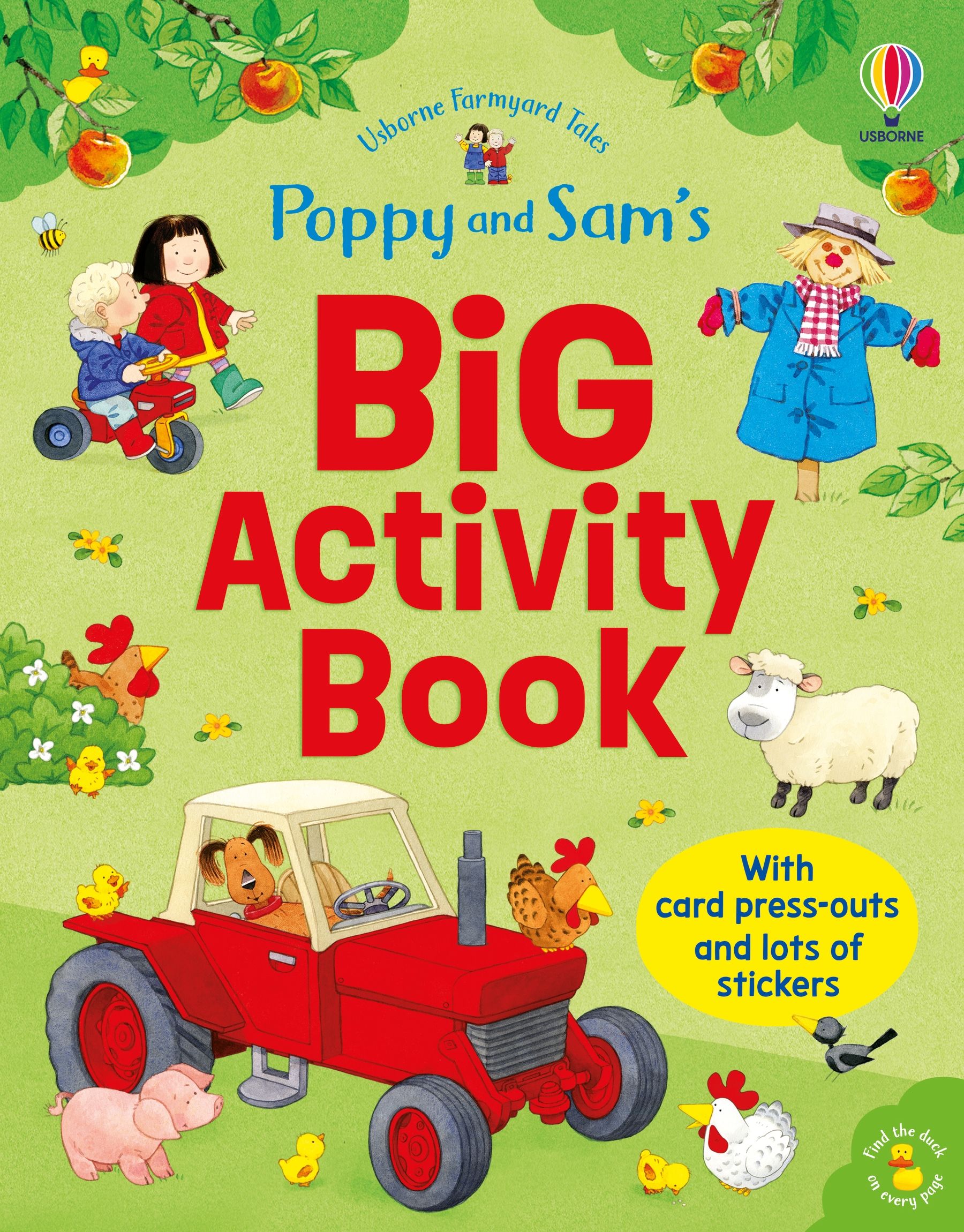 Carte pentru copii, Usborne, Poppy and Sam's Big Activity Book, 3+ ani