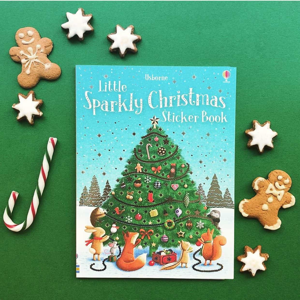 Carte cu stickere - Little Sparkly Christmas Book
